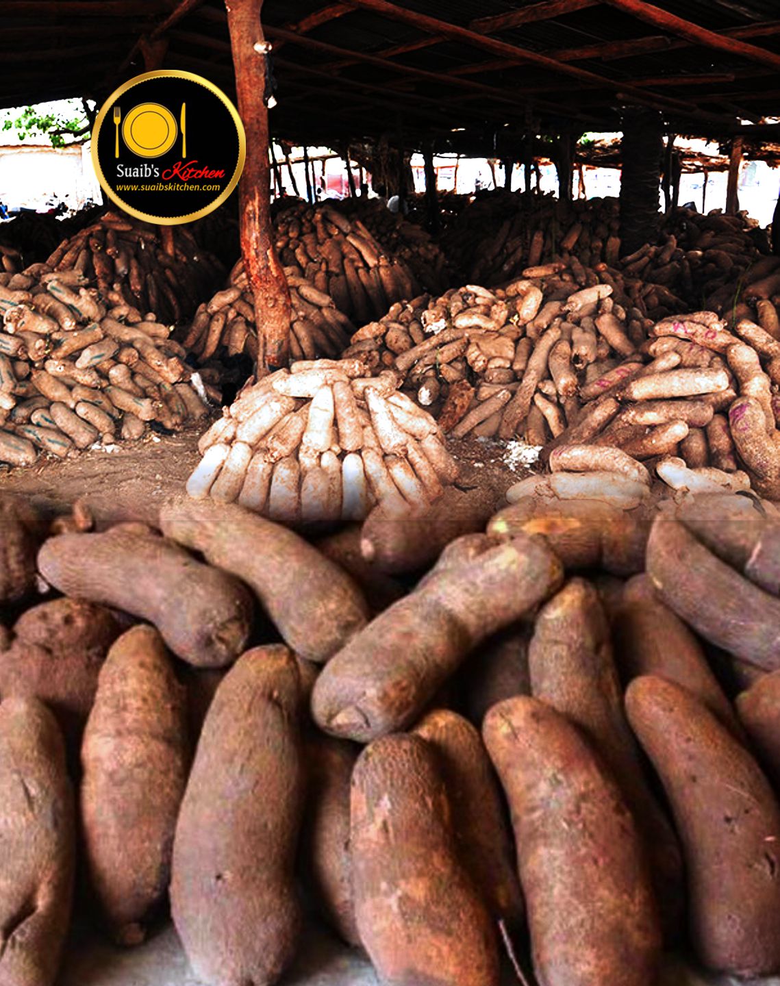 Yam barn storage